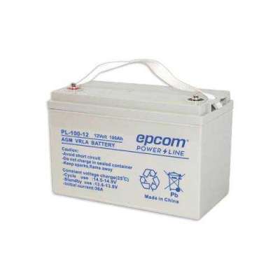 BATERÍA EPCOM SELLADA PARA APLICACIÓN FOTOVOLTAICA, VRLA, 100.000MAH, 12V, PL-100-12 Profile Picture